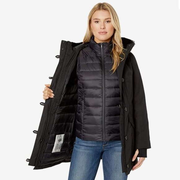 🎁UGG Adirondack Genuine Dyed Sheep Fur Trim 3In1 - Picture 2 of 5